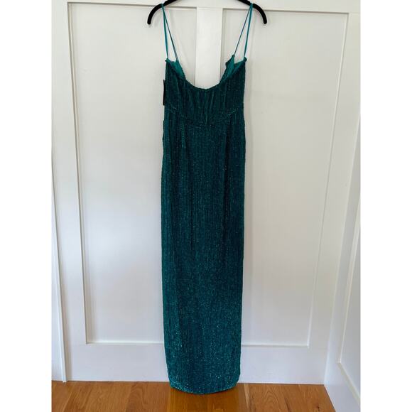 NEW NWT Retrofete Katya Dress Green Size Medium - Picture 3 of 6
